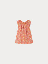 Load image into Gallery viewer, Goldina fuffled neck dress made with Liberty fabrics
