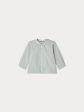 Load image into Gallery viewer, Polisson striped mao collar shirt
