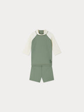 Load image into Gallery viewer, Aldwin UV protection two-tone swimsuit
