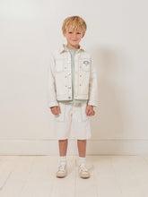 Load image into Gallery viewer, Leddis denim jacket with contrast stitching in organic cotton
