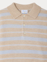 Load image into Gallery viewer, Bonpoint x Guest in Residence Louie unisex polo neck cashmere sweater in sand
