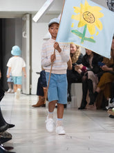 Load image into Gallery viewer, Bonpoint x Guest in Residence Louie unisex polo neck cashmere sweater in sand
