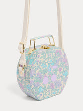 Load image into Gallery viewer, Jadore Suitcase Bag in Liberty fabric with cherry print in organic cotton
