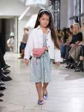 Load image into Gallery viewer, Passion dress smocked and embroidered in Liberty fabric in organic cotton
