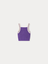 Load image into Gallery viewer, Lily hand-embroidered tank top
