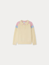 Load image into Gallery viewer, Bonpoint x Guest in Residence Lynsey color-blocked cashmere polo neck sweater
