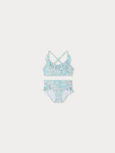 Load image into Gallery viewer, Lace two-piece swimsuit in Liberty fabric
