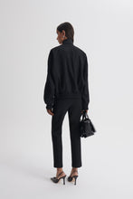 Load image into Gallery viewer, ITALIAN HIGHWAIST SLIM TROUSER - BLACK
