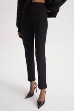 Load image into Gallery viewer, ITALIAN HIGHWAIST SLIM TROUSER - BLACK
