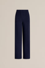 Load image into Gallery viewer, CREPE KNIT TROUSER - NAVY
