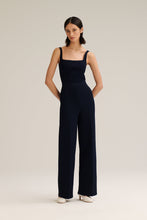 Load image into Gallery viewer, CREPE KNIT TROUSER - NAVY

