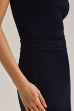 Load image into Gallery viewer, CREPE KNIT TROUSER - NAVY
