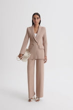 Load image into Gallery viewer, CREPE KNIT TROUSER - OAT

