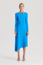 Load image into Gallery viewer, C4262331-CREPE-KNIT-DRAPE-GATHER-DRESS-SAPPHIRE-SCANLANTHEODORE-2_1709851951
