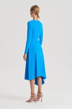 Load image into Gallery viewer, C4262331-CREPE-KNIT-DRAPE-GATHER-DRESS-SAPPHIRE-SCANLANTHEODORE-5_1709852015
