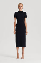 Load image into Gallery viewer, C4262358-CREPE-KNIT-PEPLUM-DRESS-BLACK-SCANLANTHEODORE-3_1709851925
