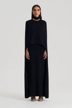 Load image into Gallery viewer, C4262376-CREPE-KNIT-SOFT-CAPE-BLACK-SCANLANTHEODORE-2_1708382449
