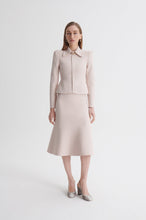 Load image into Gallery viewer, C5262314-CREPE-KNIT-PEPLUM-COLLAR-JKT-ICE.PINK-SCANLANTHEODORE-3_1752043298
