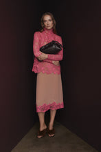 Load image into Gallery viewer, C6211008L-LACE-TRIM-SILK-SKIRT-PINK-SCANLANTHEODORE-2_1773358655
