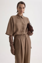 Load image into Gallery viewer, C6234134U-SILK-JACQUARD-SHIRT-MILITARY-SCANLANTHEODORE-2_1770680330
