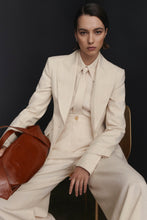 Load image into Gallery viewer, ITALIAN TEXTURED TIE SHIRT - ALABASTER

