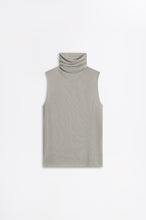 Load image into Gallery viewer, C6234186-MESH-RUCHED-FUNNEL-NECK-TOP-STONE-SCANLANTHEODORE-1_1775623139
