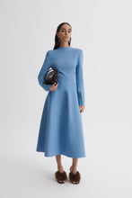 Load image into Gallery viewer, C6262461-CREPE-KNIT-WRAP-BACK-DRESS-LAPIS.BLUE-SCANLANTHEODORE-3_1770680719
