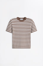Load image into Gallery viewer, C6262465-CREPE-KNIT-STRIPE-TSHIRT-WHISKEY-SCANLANTHEODORE-1_1770674124
