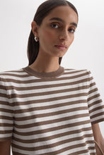 Load image into Gallery viewer, C6262465-CREPE-KNIT-STRIPE-TSHIRT-WHISKEY-SCANLANTHEODORE-6_1770681245

