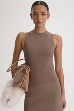 Load image into Gallery viewer, C6262496-CREPE-KNIT-CREW-NECK-SINGLET-WHISKEY-SCANLANTHEODORE-2_1770680995
