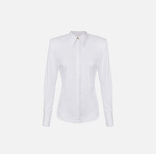 Load image into Gallery viewer, Poplin shirt with structured shoulders
