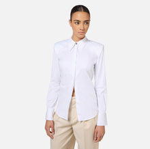 Load image into Gallery viewer, Poplin shirt with structured shoulders
