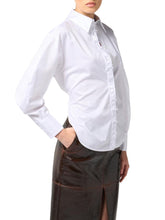 Load image into Gallery viewer, Cotton poplin shirt with bows
