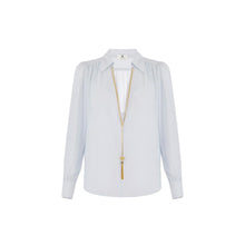 Load image into Gallery viewer, Blouse in georgette fabric with necklace

