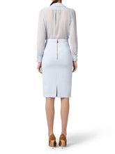 Load image into Gallery viewer, Blouse in georgette fabric with necklace
