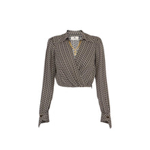Load image into Gallery viewer, Georgette shirt with geometric print
