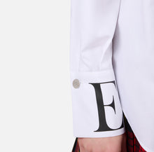 Load image into Gallery viewer, Poplin shirt with logo on cuffs
