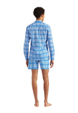 Load image into Gallery viewer, Cotton Voile Lightweight Shirt Tribal Turtles
