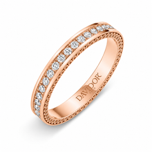 Load image into Gallery viewer, L'Arc Détail Ring PM, 18k Rose Gold with Brilliant Diamonds - DAVIDOR
