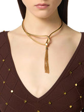 Load image into Gallery viewer, Necklace with snake and tassel
