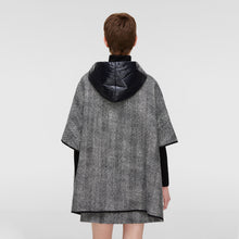 Load image into Gallery viewer, Herringbone cape with hood
