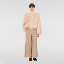 Load image into Gallery viewer, Fur-effect mohair bomber jacket
