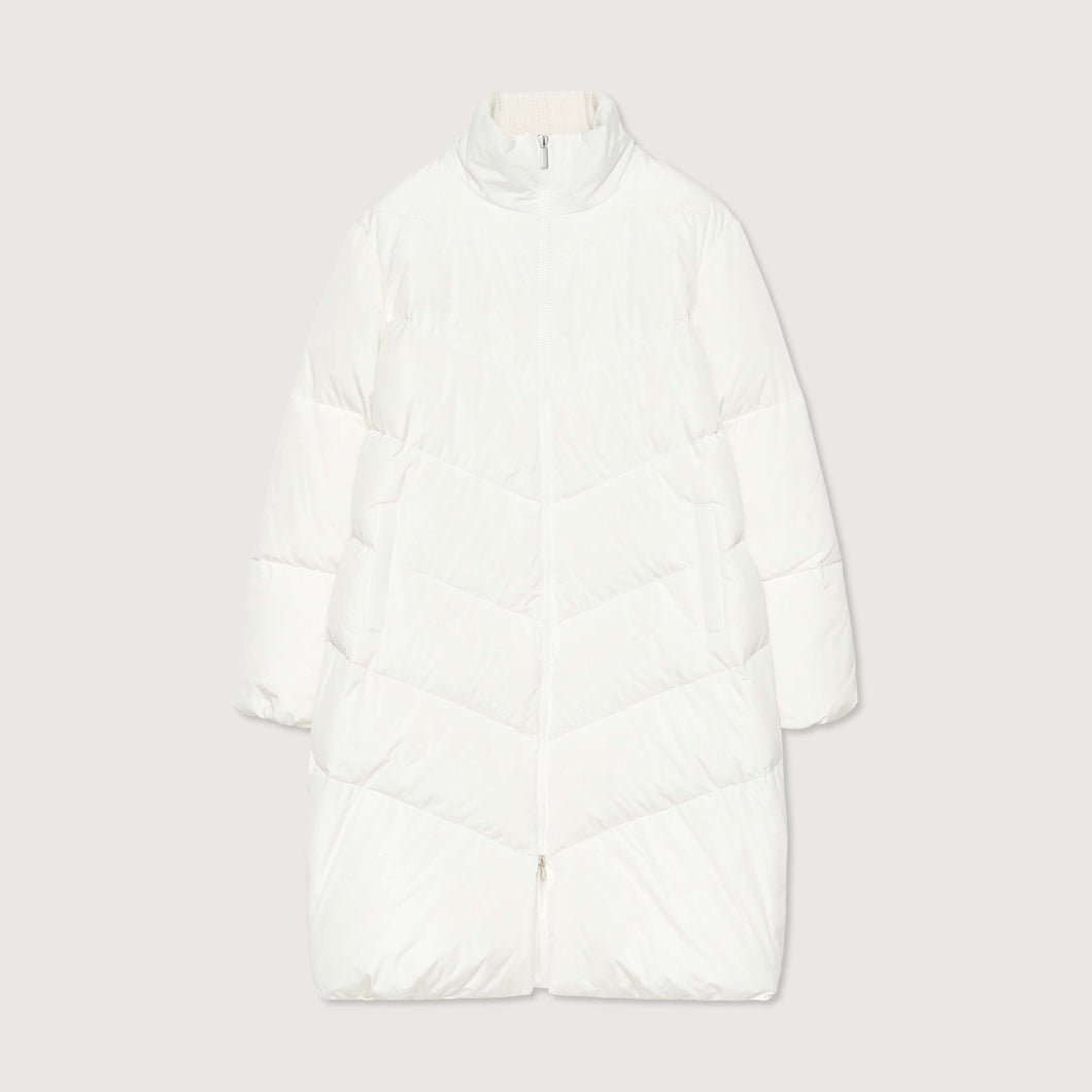 Technical quilted taffeta puffer jacket