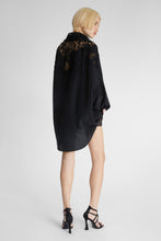 Load image into Gallery viewer, Oversized Long Sleeves Shirt with Lace Detail
