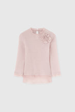 Load image into Gallery viewer, Long Sleeve Blouse with Rose
