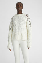 Load image into Gallery viewer, Sweater with Lace Sleeves
