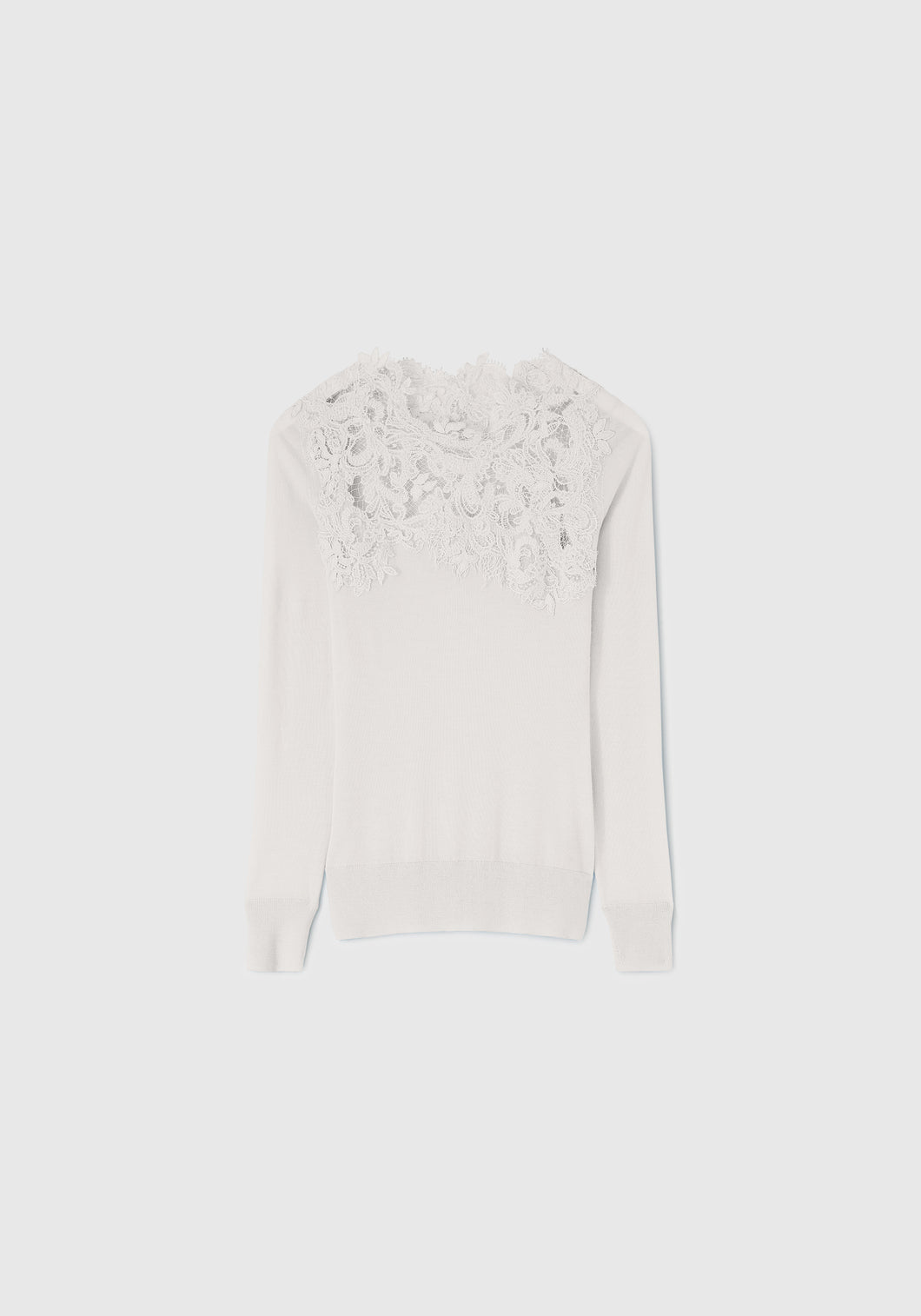 Sweater with Lace