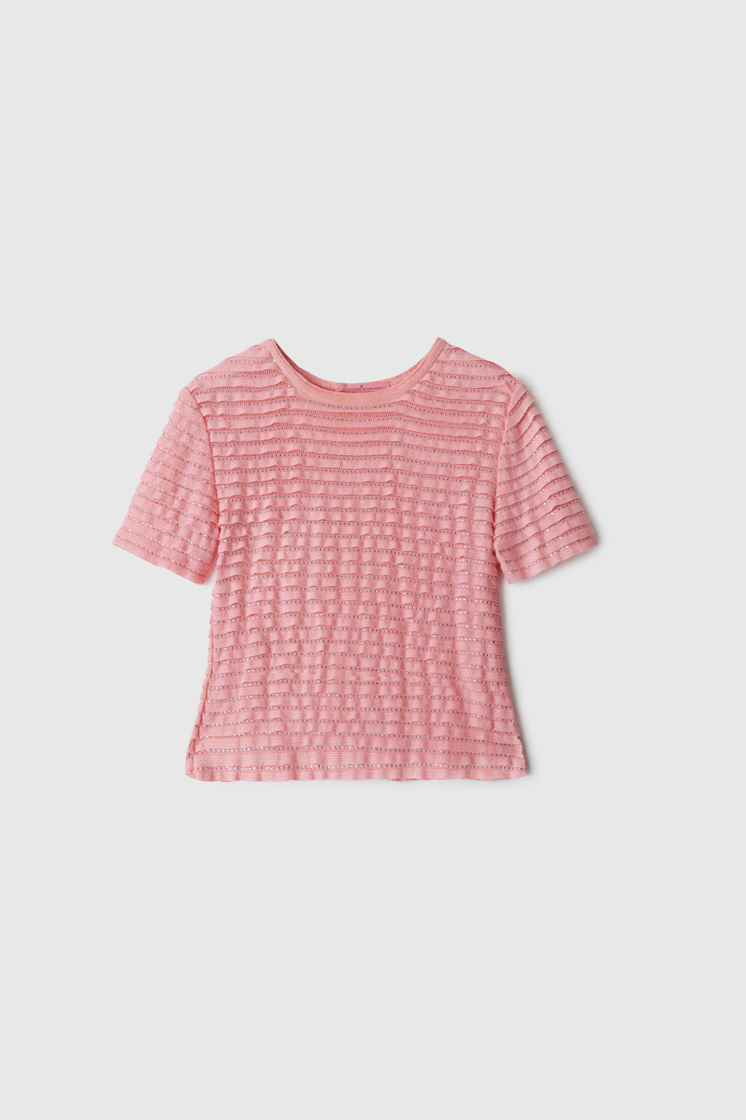 Cotton T-shirt with small studs