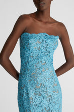 Load image into Gallery viewer, Lace dress with crystals
