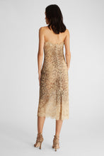 Load image into Gallery viewer, Lace dress with snake print
